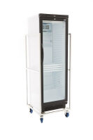 Kühlschrank mit Glasfront fahrbar